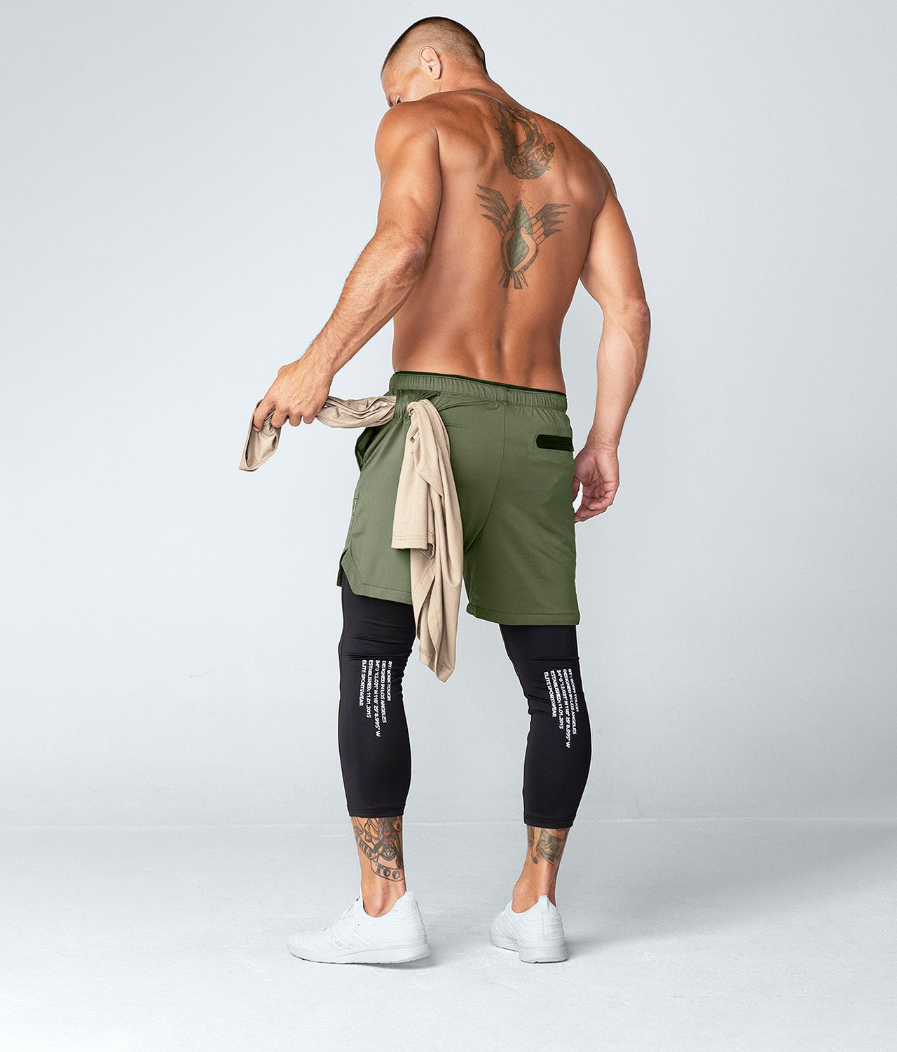 Born Tough Air Pro™ 2 in 1 Men's Bodybuilding Shorts With Legging Line