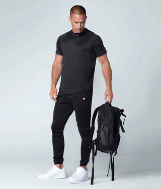 BUYJYA 5Pcs Men's Workout Set Gym Clothing Compression Leggings Shorts  Shirt Long Sleeve Top For Running